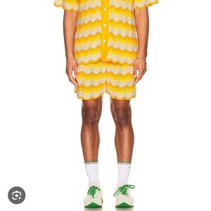 CASABLANCA
Wavy Gradient Shirt and Shorts Set